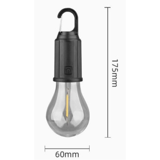 Zd158 lampka żarówka kempingowa led +     kabel