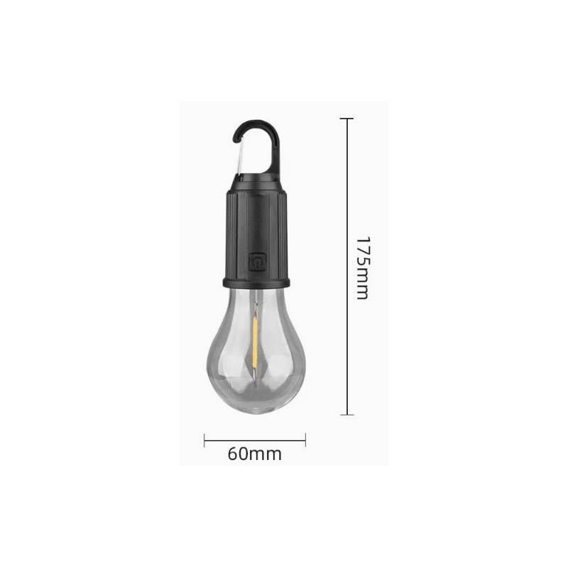Zd158 lampka żarówka kempingowa led +     kabel