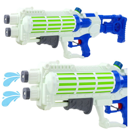 Duży karabin pistolet na wodę podwójny strumień 1250ml 74cm