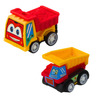 Zestaw mini autka budowlane z napędem w torebce 6szt.