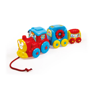 Zestaw pociąg lokomotywa wagoniki myszka miki baby disney clementoni 17168