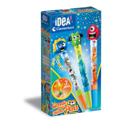 Idea art zestaw mini fabryka monster długopisów potwory clementoni 18833