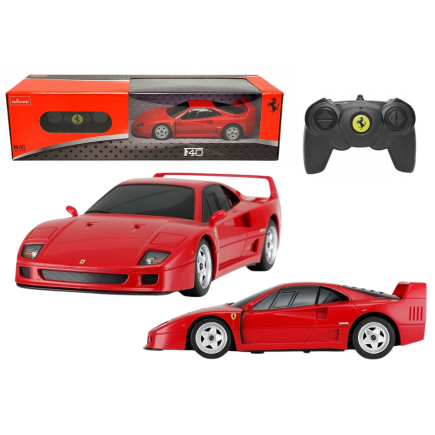 Auto sportowe rc 1:24 zdalnie sterowane ferrari f40 czerwone