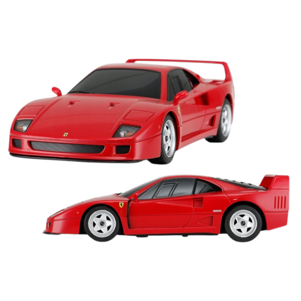 Auto sportowe rc 1:24 zdalnie sterowane ferrari f40 czerwone
