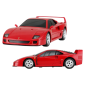 Auto sportowe rc 1:24 zdalnie sterowane ferrari f40 czerwone