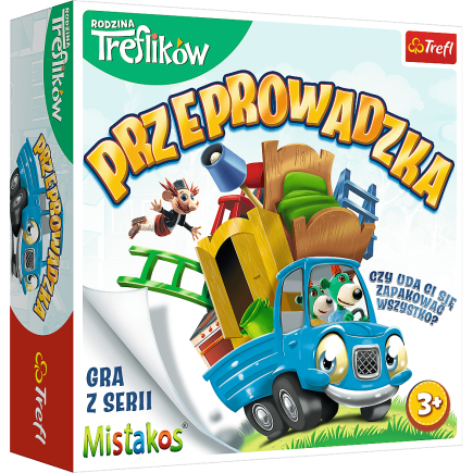 Gra zręcznościowa przeprowadzka z rodziną treflików trefl 02071