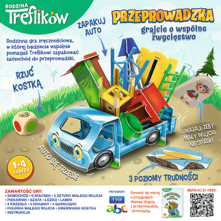 Gra zręcznościowa przeprowadzka z rodziną treflików trefl 02071