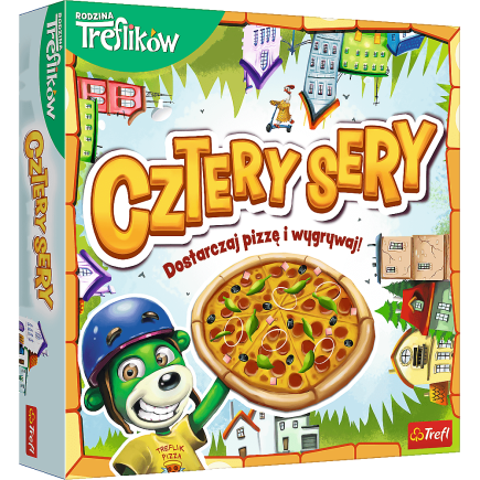 Gra planszowa cztery sery rodzina treflików trefl 02282