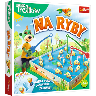 Gra zręcznościowa na ryby rodzina treflików trefl 01963