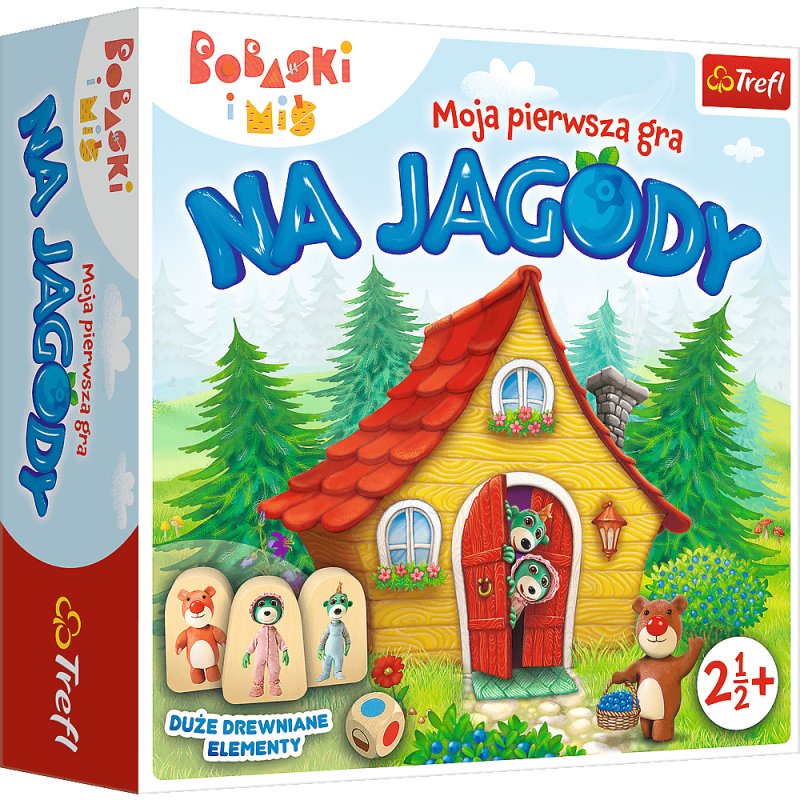 Moja pierwsza gra na jagody bobaski i miś trefl 02063