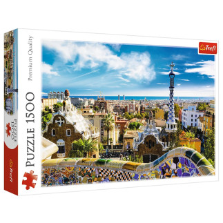 Puzzle - 1500 - park güell - barcelona - trefl 26147