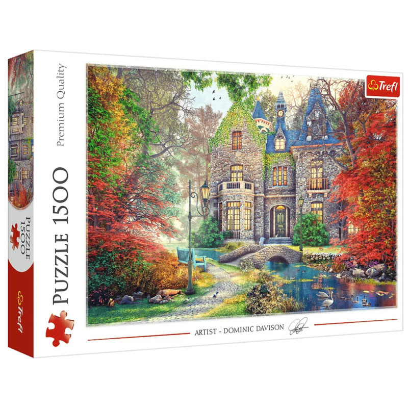 Puzzle - 1500 - jesienny dworek - trefl 26213