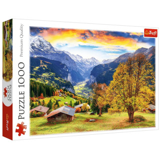 Puzzle - 1000 - malownicza alpejska wioska - trefl 10775