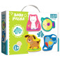 Puzzle - baby classic - zwierzątka - kot ryba pies ptak - trefl 36074