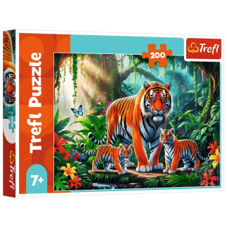 Puzzle - 200 - tygrysie zwyczaje - trefl 13330
