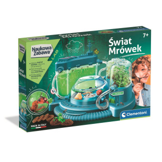 Naukowa zabawa laboratorium świat mrówek habitat mrówek język polski clementoni 50394