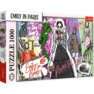 Puzzle - 1000 - emily w paryżu: modowe inspiracje - trefl 10967