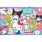 Puzzle - 300 - szalone trio - hello kitty - trefl 23039
