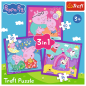 Puzzle - 3w1 (20, 36, 50) - zwyczaje świnki peppy - świnka peppa - trefl 34893