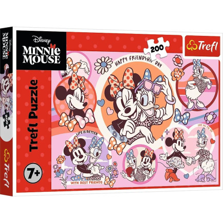 Puzzle - 200 - zwyczaje myszki minnie - trefl 13343