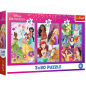 Puzzle - 3x80 - księżniczki przyjaciółki - disney princess - trefl 34884