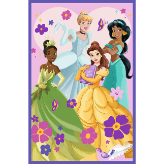 Puzzle - 3x80 - księżniczki przyjaciółki - disney princess - trefl 34884