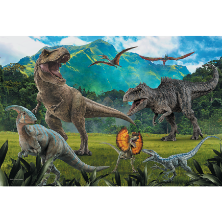Puzzle - 100 - park jurajski - universal jurrasic world - trefl 16441