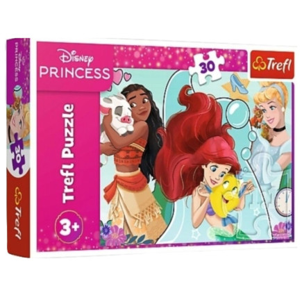 Puzzle - 30 - piękne i odważne - disney princess - trefl 18323