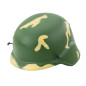 Zestaw militarny wojskowy karabin dźwięk kask hełm z gumką