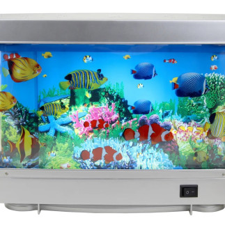 Zd99 lampka nocna pływające rybki led