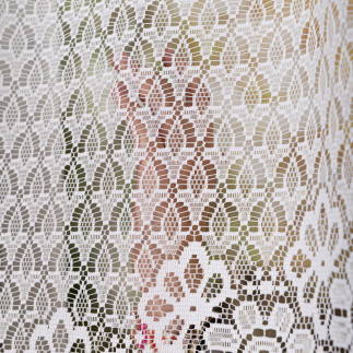 Faustyna firanka żakardowa gotowa, szerokość 300 x wysokość 160cm, kolor 001 biały