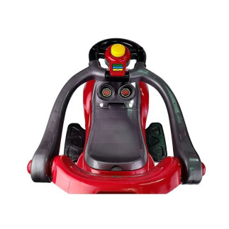 Jeździk z pchaczem mega car 3w1 czerwony
