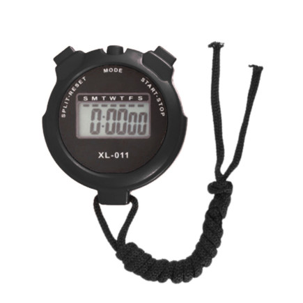 Stoper cyfrowy lcd elektroniczny sportowy xl-011 czarny