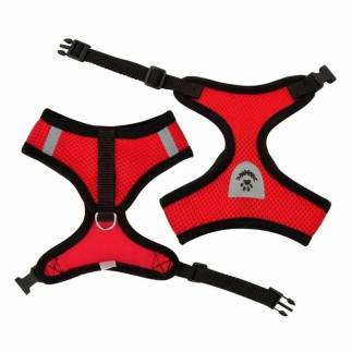 Zw20a odblaskowe szelki bezuciskowe       rozmiar s czerwone