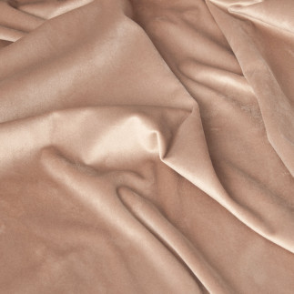 Velvi zasłona gotowa na taśmie, szerokość 140 x wysokość 260cm, kolor 001 ciemny beżowy