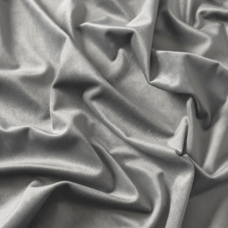 Velvi zasłona gotowa na taśmie, szerokość 140 x wysokość 240cm, kolor 022 chłodny szary