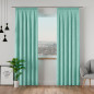 Velvi zasłona gotowa na taśmie, szerokość 140 x wysokość 230cm, kolor 007 miętowy