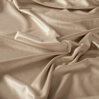 Velvi zasłona gotowa na taśmie, szerokość 140 x wysokość 160cm, kolor 015 ciemny kremowy