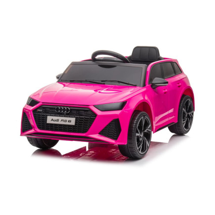 Pojazd na akumulator audi rs6 brd-2118 różowy