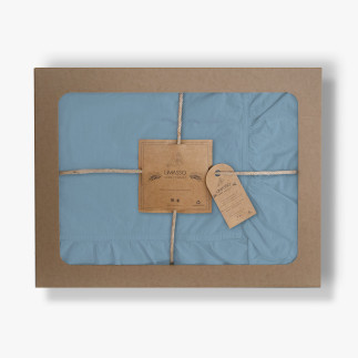 Pościel Bawełniana Blue/160X200(P) Stonewashed