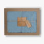 Pościel Bawełniana Blue/160X200(P) Stonewashed