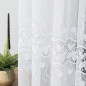 Firanka z aplikacją, wysokość 250cm, kolor 001 biały