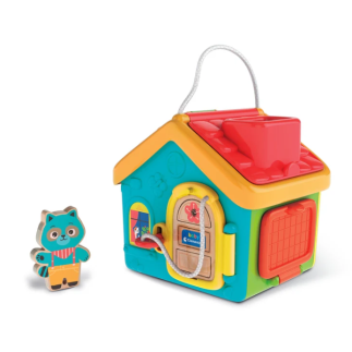 Edukacyjny domek edu kotek montessori clementoni 17874