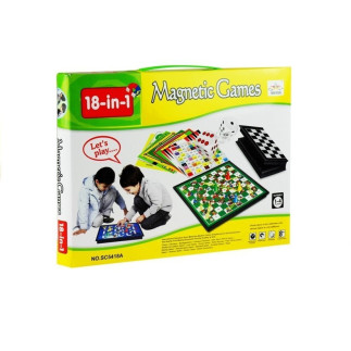Zestaw gier 18w1 szachy magnetyczne