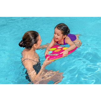 Deska do nauki pływania różowa bestway 32155