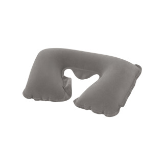 Dmuchana poduszka podróżna 46 x 28 cm rogal szara bestway 67006
