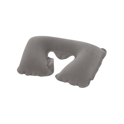 Dmuchana poduszka podróżna 46 x 28 cm rogal szara bestway 67006