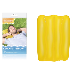 Dmuchana poduszka 38 x 25 cm żółta bestway 52127
