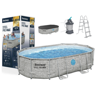 Basen stelażowy 427 x 250 x 100 cm bestway 56946