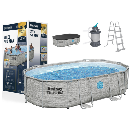 Basen stelażowy 427 x 250 x 100 cm bestway 56946